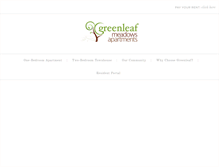Tablet Screenshot of greenleafmeadows.com